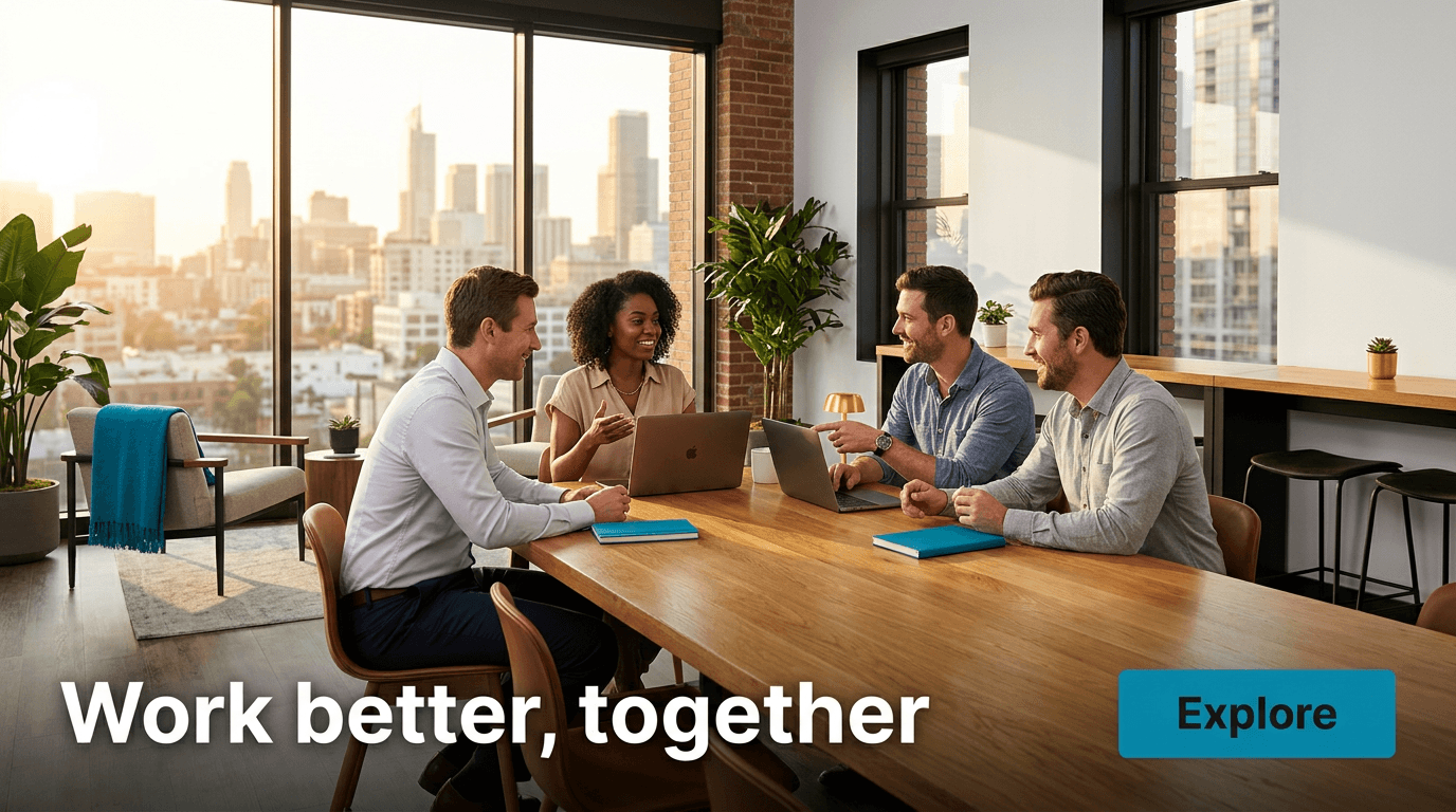 Coworking & Office Space Google Display ad example — Lifestyle