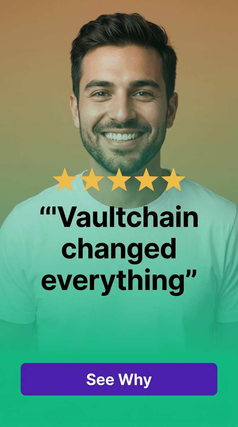 Crypto & Web3 TikTok ad example — Testimonial