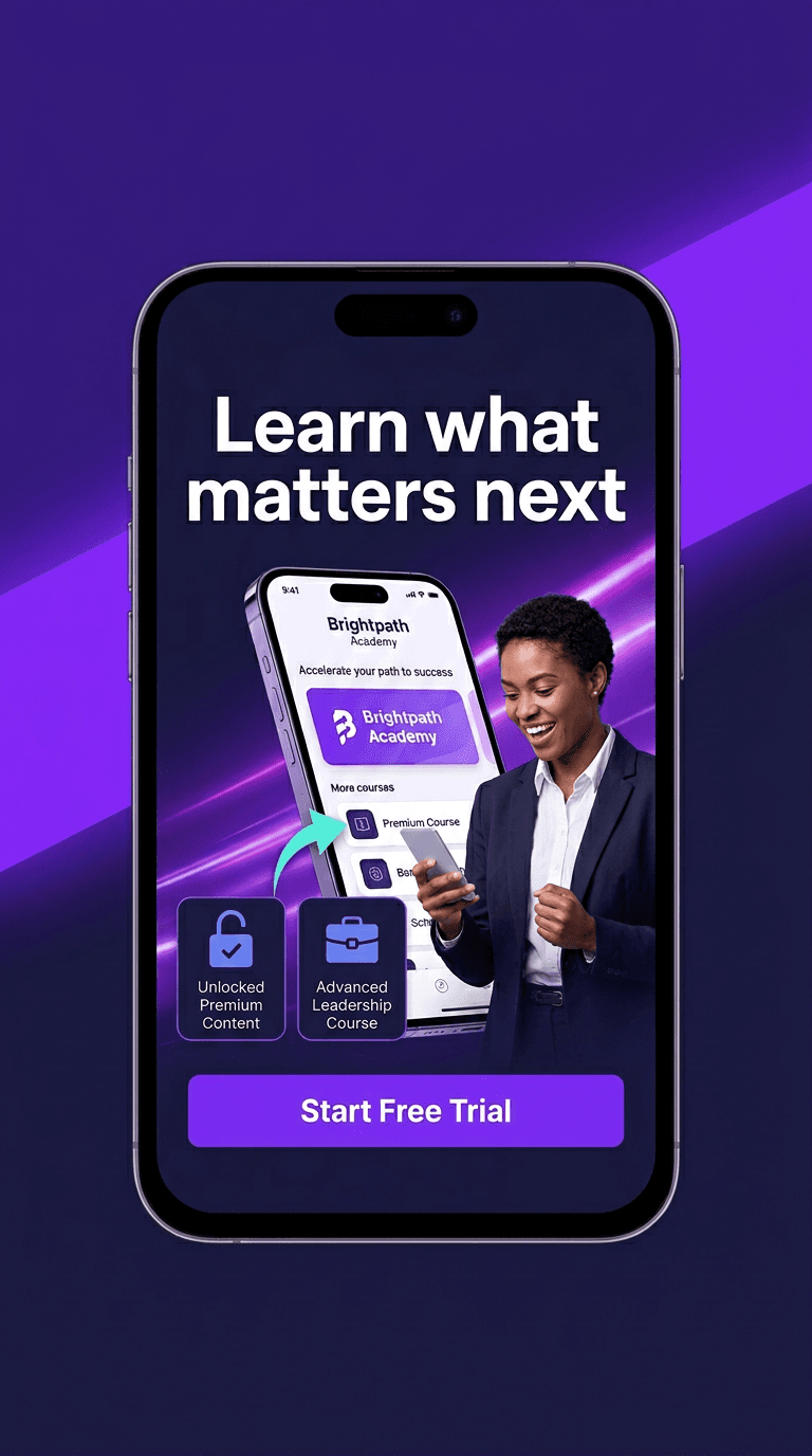 Education & Online Courses TikTok ad example — Limited Offer