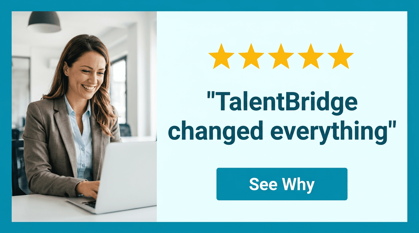 Recruiting & HR Google Display ad example — Testimonial