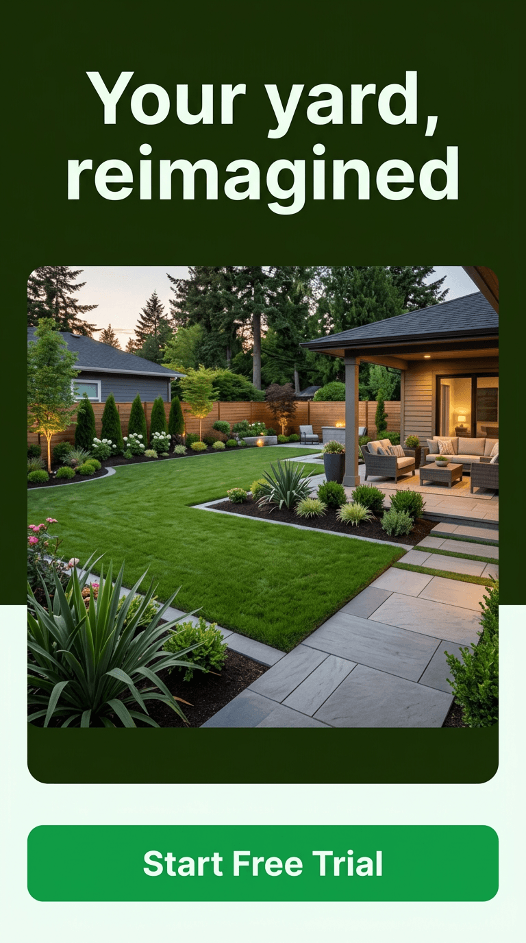 Landscaping TikTok ad example — Limited Offer