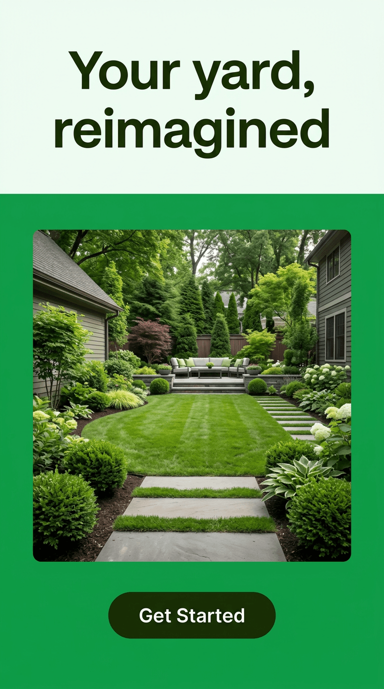Landscaping TikTok ad example — Product Hero