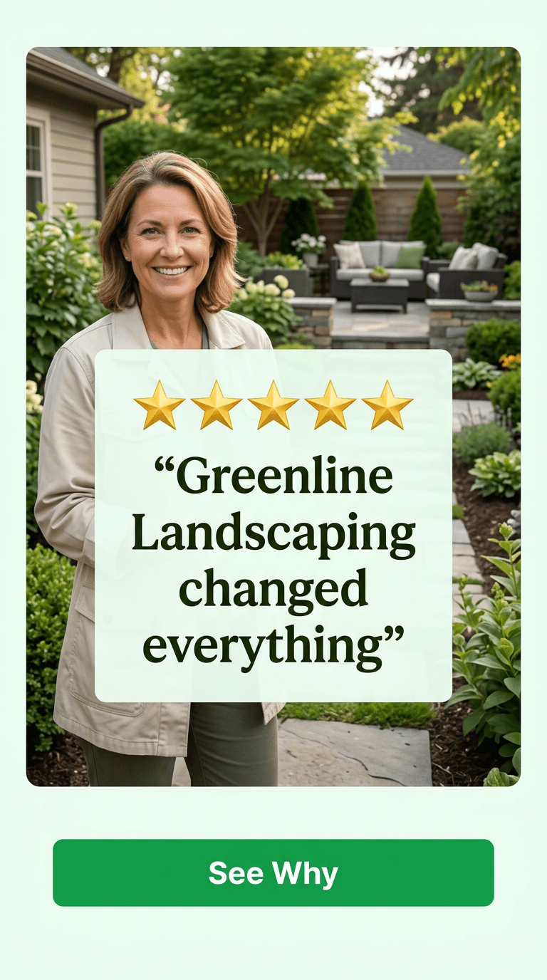 Landscaping TikTok ad example — Testimonial