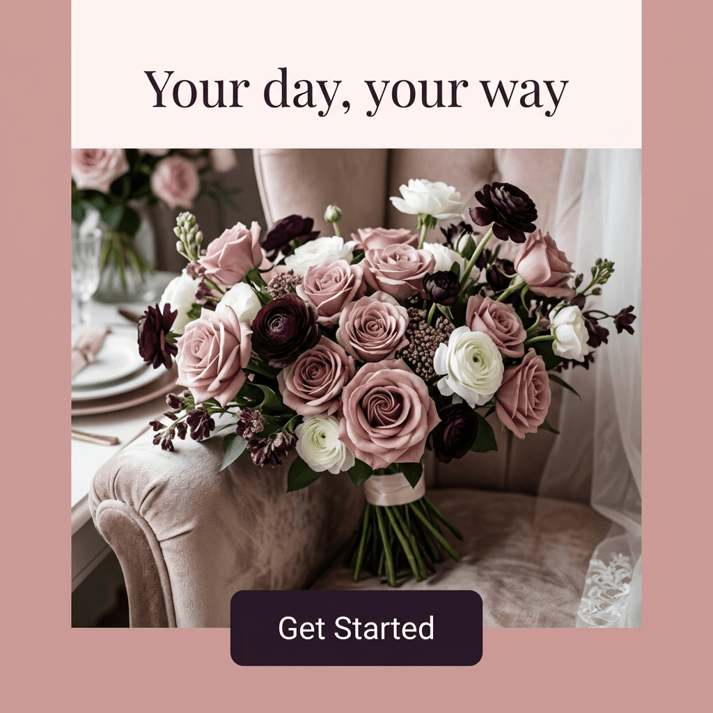 Wedding & Events LinkedIn ad example — Product Hero