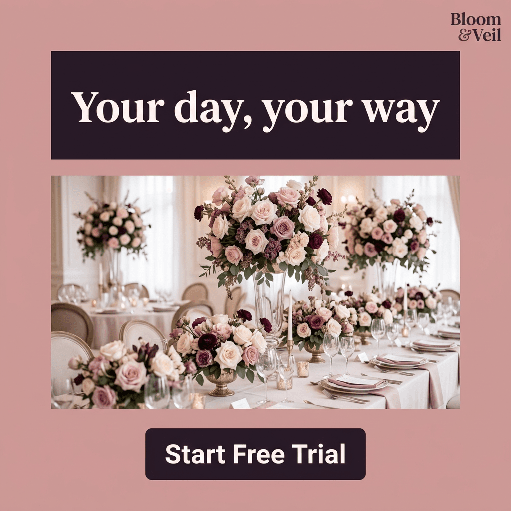 Wedding & Events LinkedIn ad example — Limited Offer