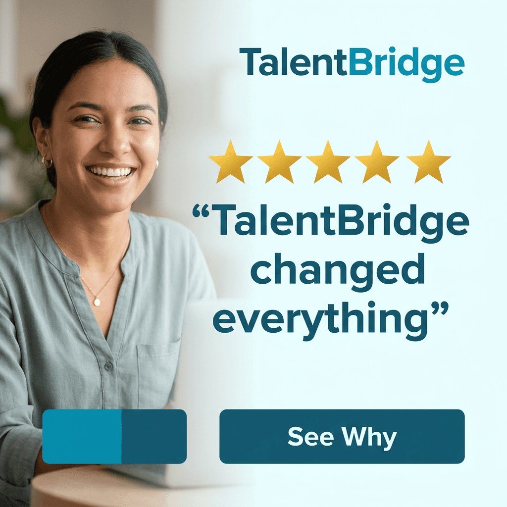 Recruiting & HR LinkedIn ad example — Testimonial