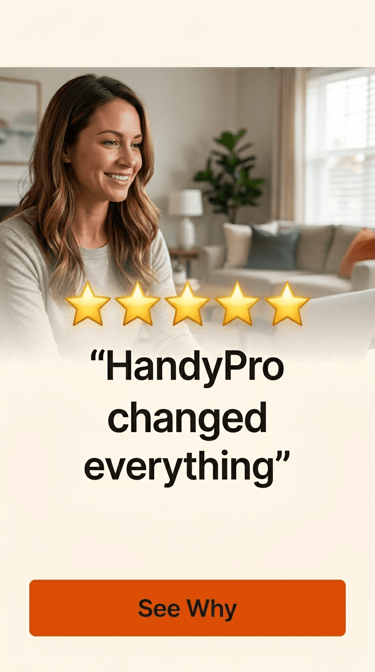 Home Services TikTok ad example — Testimonial